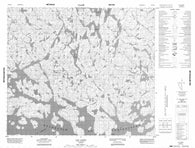 023K14 Lac Lagny Canadian topographic map, 1:50,000 scale