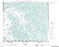 023K Caniapiscau Canadian topographic map, 1:250,000 scale