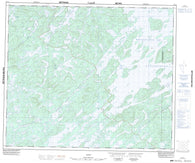 023L01  Canadian topographic map, 1:50,000 scale