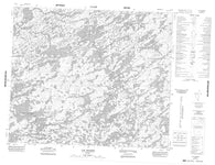 023L04 Lac Holmer Canadian topographic map, 1:50,000 scale