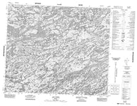 023L05 Lac Vinet Canadian topographic map, 1:50,000 scale