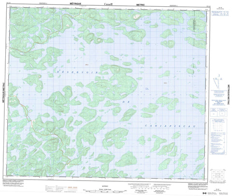 023L08  Canadian topographic map, 1:50,000 scale