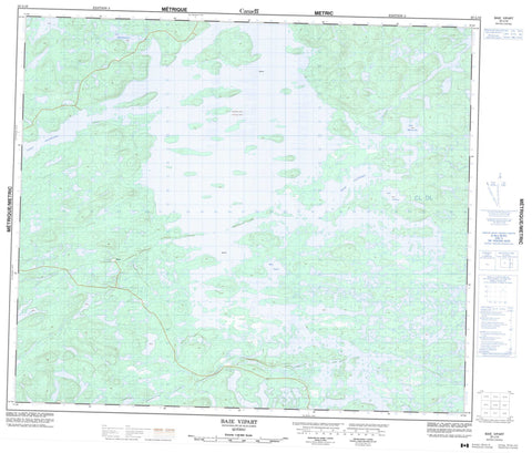 023L10 Baie Vipart Canadian topographic map, 1:50,000 scale