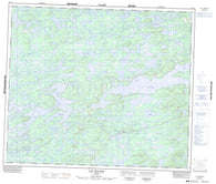 023L11 Lac Malaval Canadian topographic map, 1:50,000 scale