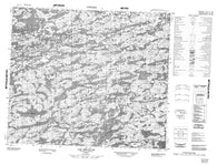 023L13 Lac Druillon Canadian topographic map, 1:50,000 scale