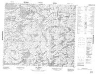 023L14 Lac Heslin Canadian topographic map, 1:50,000 scale