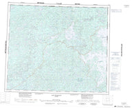 023L Lac Hurault Canadian topographic map, 1:250,000 scale