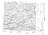 023M05 Lac Louet Canadian topographic map, 1:50,000 scale
