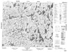 023M16 Lac Chaulieu Canadian topographic map, 1:50,000 scale