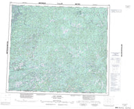 023M Lac Gayot Canadian topographic map, 1:250,000 scale