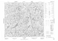 023N01 Lac Weeks Canadian topographic map, 1:50,000 scale