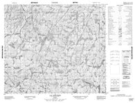 023N02 Lac Kerverso Canadian topographic map, 1:50,000 scale