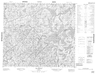 023N05 Lac Serigny Canadian topographic map, 1:50,000 scale