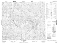 023N08 Lac Fontisson Canadian topographic map, 1:50,000 scale