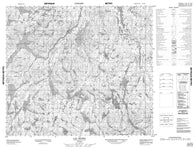 023N10 Lac Riopel Canadian topographic map, 1:50,000 scale