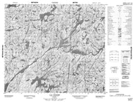 023N11 Lac Chartre Canadian topographic map, 1:50,000 scale