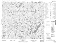 023N12 Lac Lefrancois Canadian topographic map, 1:50,000 scale