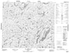 023N12 Lac Lefrancois Canadian topographic map, 1:50,000 scale