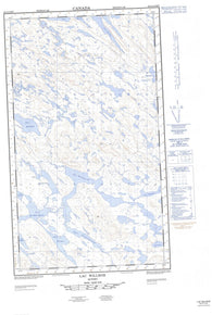 023O01E Lac Willbob Canadian topographic map, 1:50,000 scale