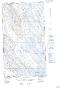 023O02E Lac Tait Canadian topographic map, 1:50,000 scale