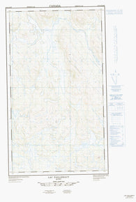 023O04E Lac Pailleraut Canadian topographic map, 1:50,000 scale