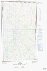 023O04W Lac Pailleraut Canadian topographic map, 1:50,000 scale
