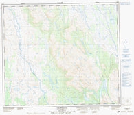 023O05 Lac Helluva Canadian topographic map, 1:50,000 scale
