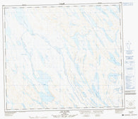023O06 Lac Le Fer Canadian topographic map, 1:50,000 scale