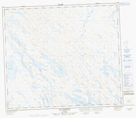 023O08 Lac Thompson Canadian topographic map, 1:50,000 scale