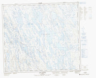 023O15 Lac Vannes Canadian topographic map, 1:50,000 scale