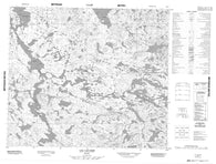 023P01 Lac Lacasse Canadian topographic map, 1:50,000 scale