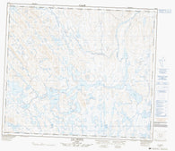 023P04 Lac Griffis Canadian topographic map, 1:50,000 scale