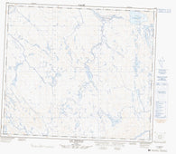 023P05 Lac Deborah Canadian topographic map, 1:50,000 scale