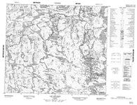 023P07 Lac Advance Canadian topographic map, 1:50,000 scale