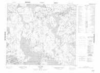 023P09 Lac Leif Canadian topographic map, 1:50,000 scale