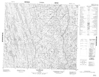 023P11 Lac Recouet Canadian topographic map, 1:50,000 scale