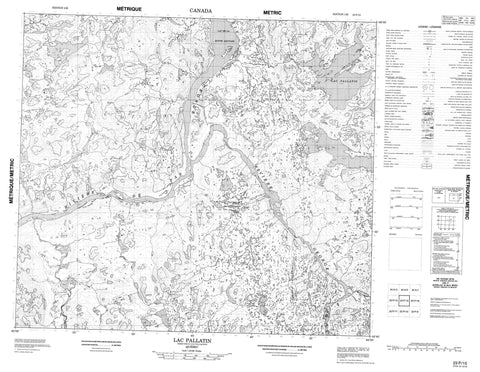 023P15  Canadian topographic map, 1:50,000 scale