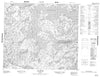 023P16 Lac Bjarni Canadian topographic map, 1:50,000 scale