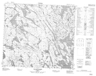 024A04 Lac Hurtubise Canadian topographic map, 1:50,000 scale