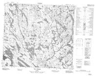 024A05 Lac Ythier Canadian topographic map, 1:50,000 scale
