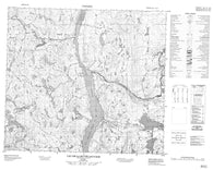 024A07 Lac De La Hutte Sauvage Canadian topographic map, 1:50,000 scale