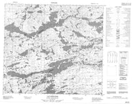 024A08 Lac Dihourse Canadian topographic map, 1:50,000 scale