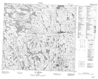 024A11 Lac Leofred Canadian topographic map, 1:50,000 scale