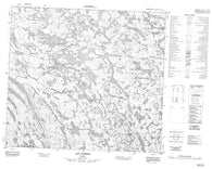 024A12 Lac Parrot Canadian topographic map, 1:50,000 scale