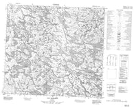 024A13 Lac Bregent Canadian topographic map, 1:50,000 scale