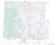 024A Lac Brisson Canadian topographic map, 1:250,000 scale