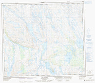 024B03 Lac Gachet Canadian topographic map, 1:50,000 scale