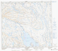 024B05 Lac Veillard Canadian topographic map, 1:50,000 scale