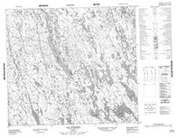 024B06 Lac Duhamel Canadian topographic map, 1:50,000 scale