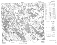 024B07 Lac Saint Servan Canadian topographic map, 1:50,000 scale